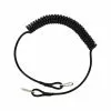 Melton Tackle Coiled Safety Line With Stainless Clips