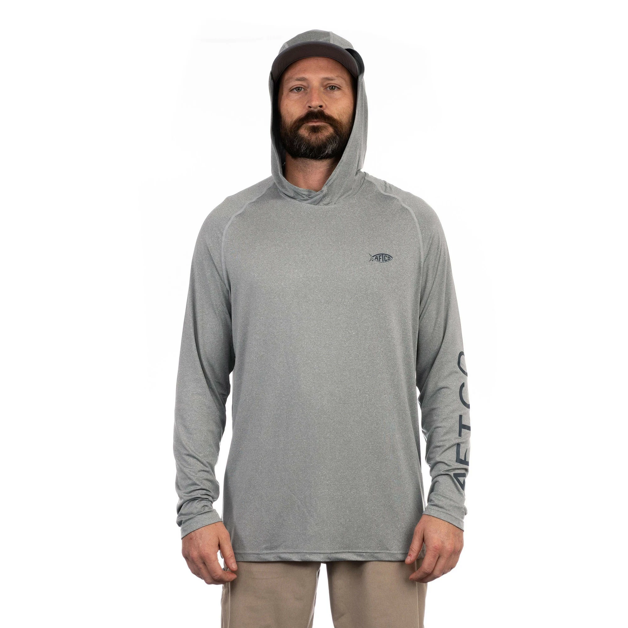 AFTCO Samurai Hooded Performance Long Sleeve Shirts - Image 2