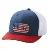 Huk Americana Colorblock Trucker Hats