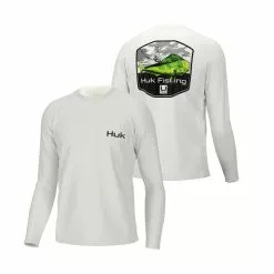 Huk KC Mahi Badge Long Sleeve T-Shirts