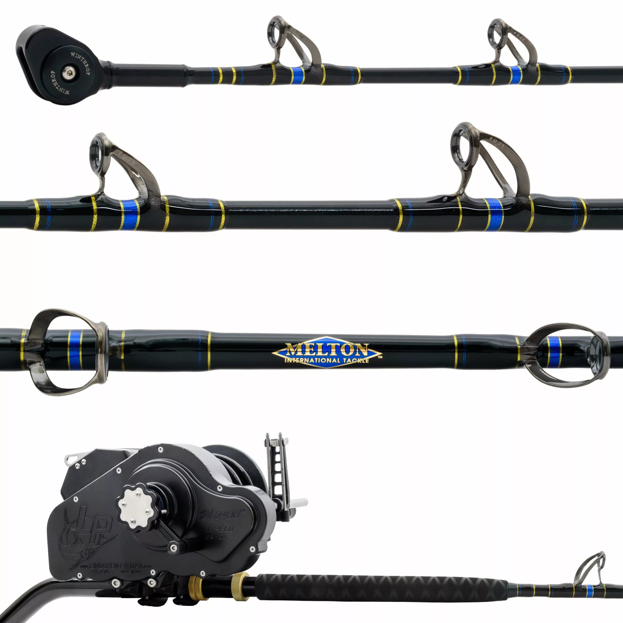Lindgren-Pitman Melton Tackle Velocity & Lindgren Pitman SV-2400 High-Speed Trolling Combos - Image 2