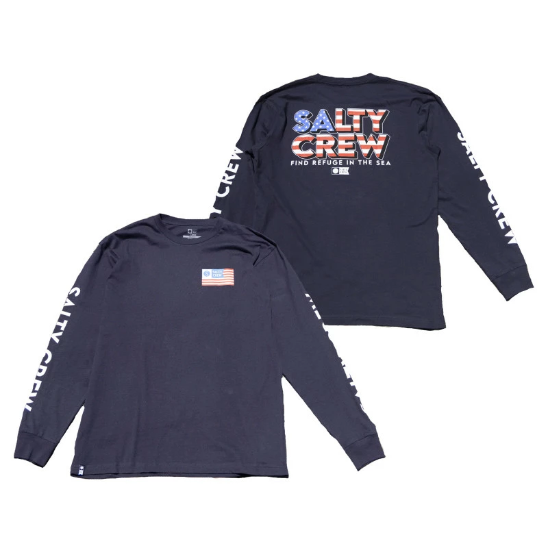 Salty Crew Stars & Stripes Premium Long Sleeve Tees