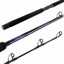 Seeker Rods Seeker Black Steel Jig And Live Bait Conventional Rods